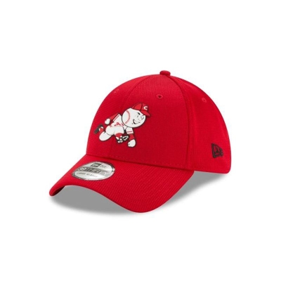 Cincinnati Reds Gorra | New Era MLB Clubhouse Collection 39thirty Stretch Fit Cap Mexico - Rojos
